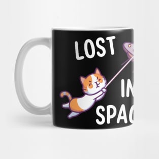 Funny cat lost in space Mug